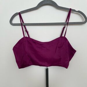 House of Harlow Magenta Crop Top Size Small